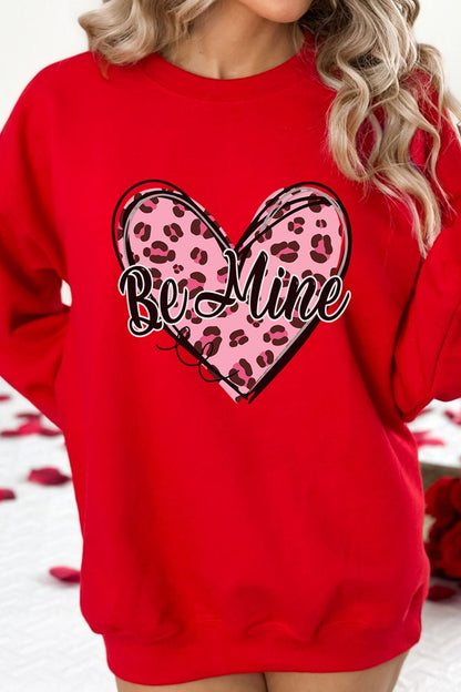 Be Mine Heart Valentine's Sweatshirt