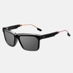 Deano Sunglasses Polished Black & Copper | Grey AR Lens
