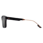 Deano Sunglasses Polished Black & Copper | Grey AR Lens