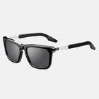 Gravitas Sunglasses Polished Black Brushed Aluminum | Grey AR Lens