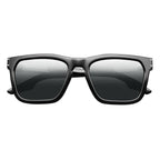 Gravitas Sunglasses Polished Black Brushed Aluminum | Grey AR Lens