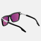 Gravitas Sunglasses Polished Black Brushed Aluminum | Grey AR Polarized Lens