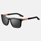 IVI Vision Gravitas Sunglasses Polished Black & Copper | Grey AR Lens