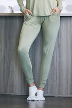Women's Bamboo Long Sleeve T-Shirt and Jogger Pants Lounge Set