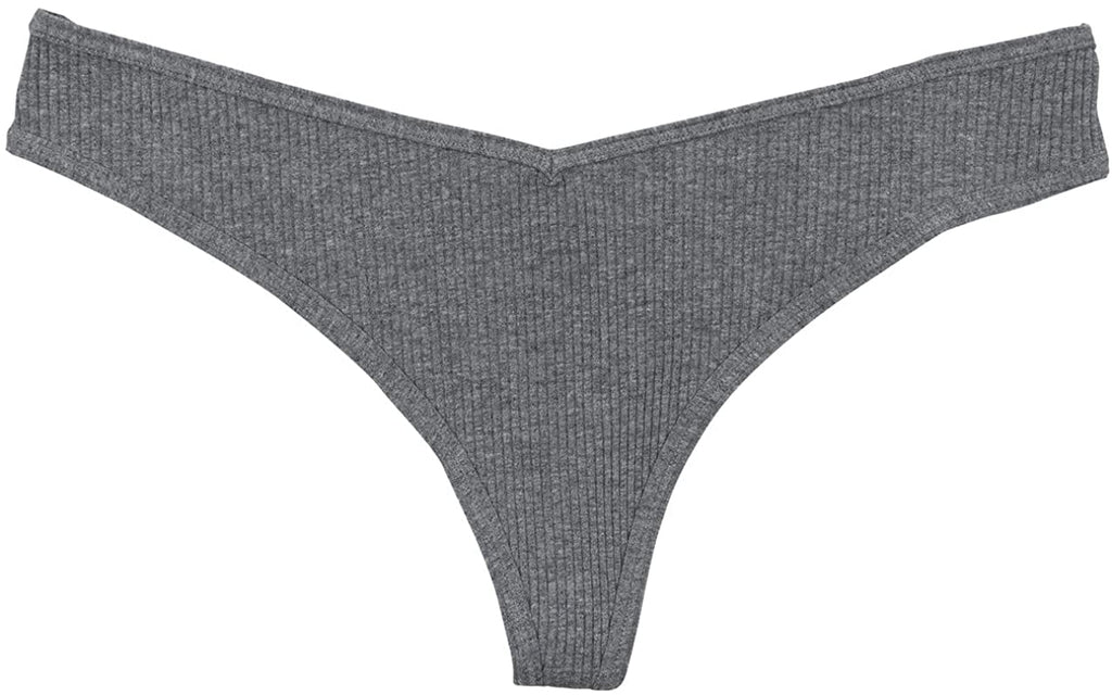 Cotton Rib Thong