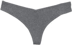 Cotton Rib Thong