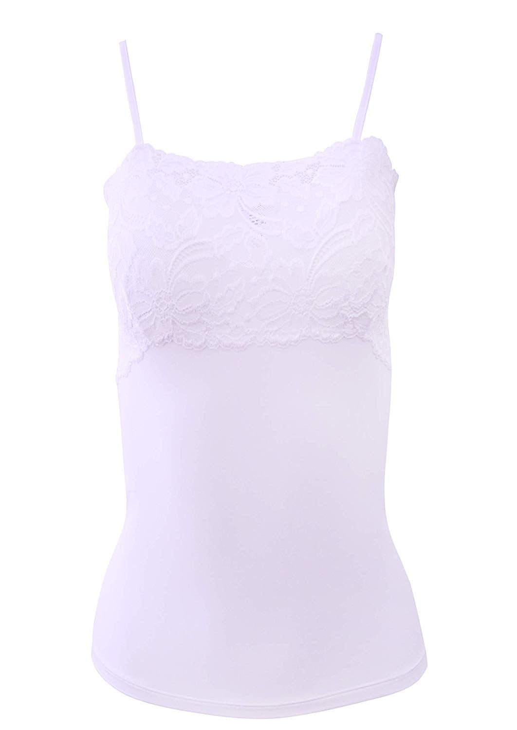 EGI Luxury Modal Women's Lace-Trimmed Camisole