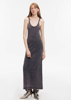 ‘Cool Girl Recipe’ Exclusive Ferment-Washed Distressed Tank Maxi Dress