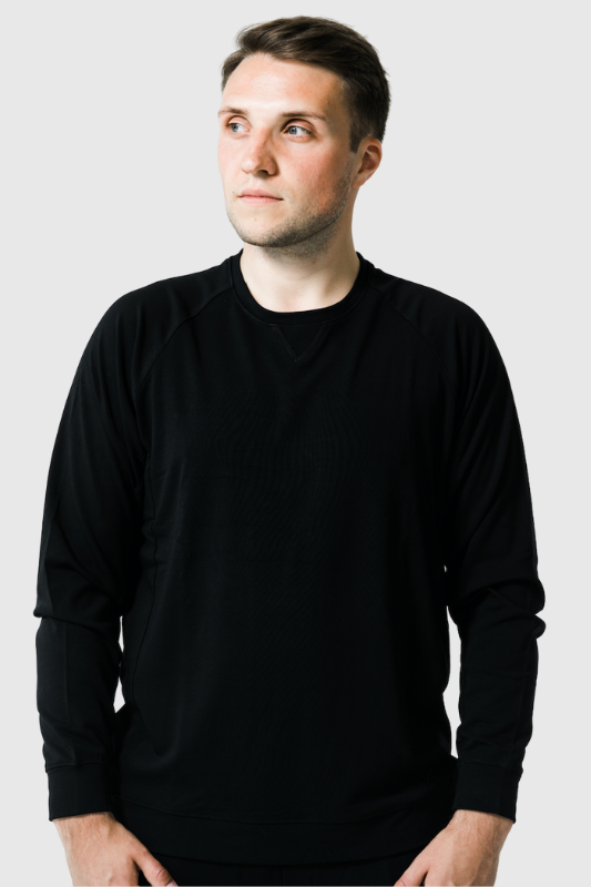 Men's The Ease Pullover | Black