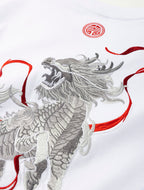 KH755 Raging Kirin Embroidery Tee