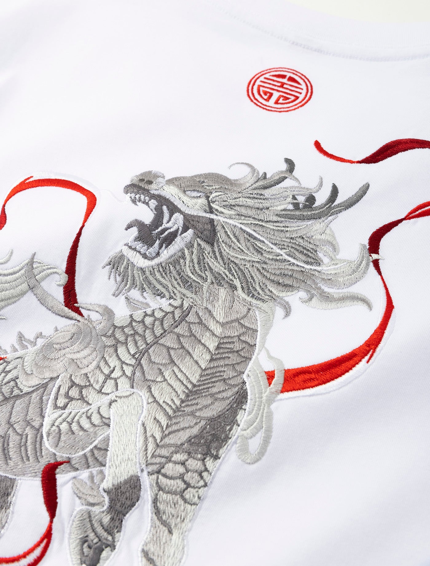KH755 Raging Kirin Embroidery Tee