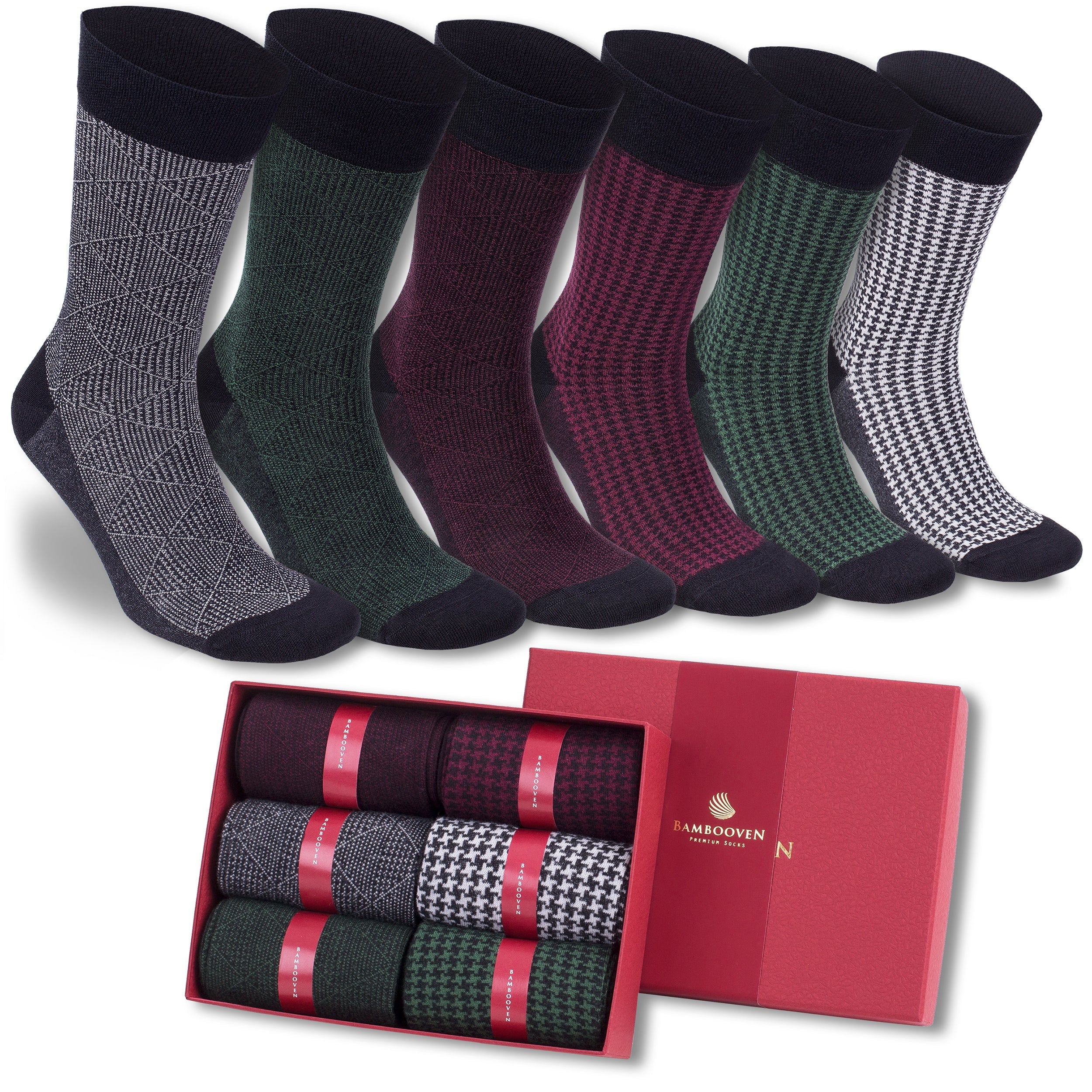Men’s Bamboo Dress & Trouser Socks 625 | 6-Pack