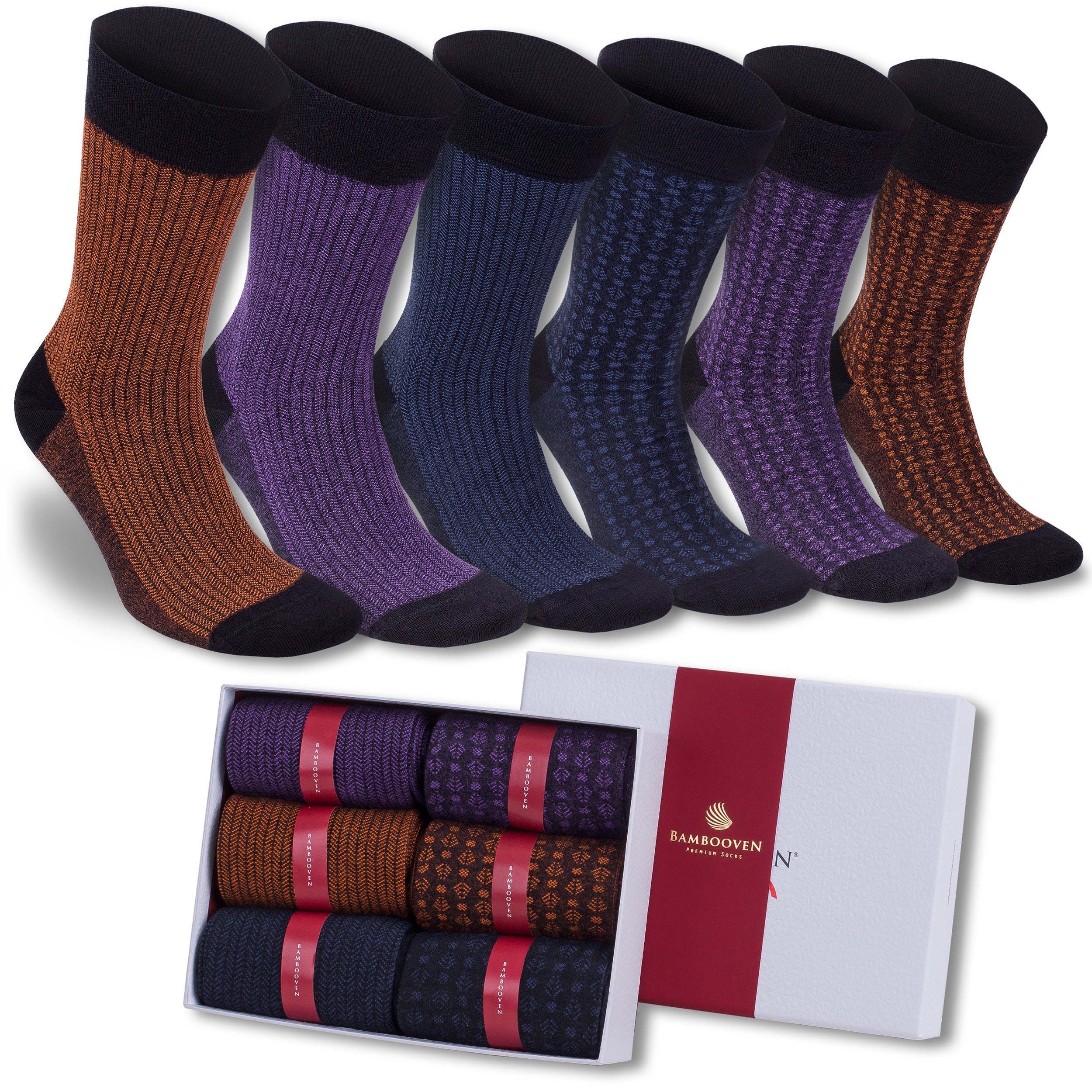 Men’s Bamboo Dress & Trouser Socks 626 | 6-Pack