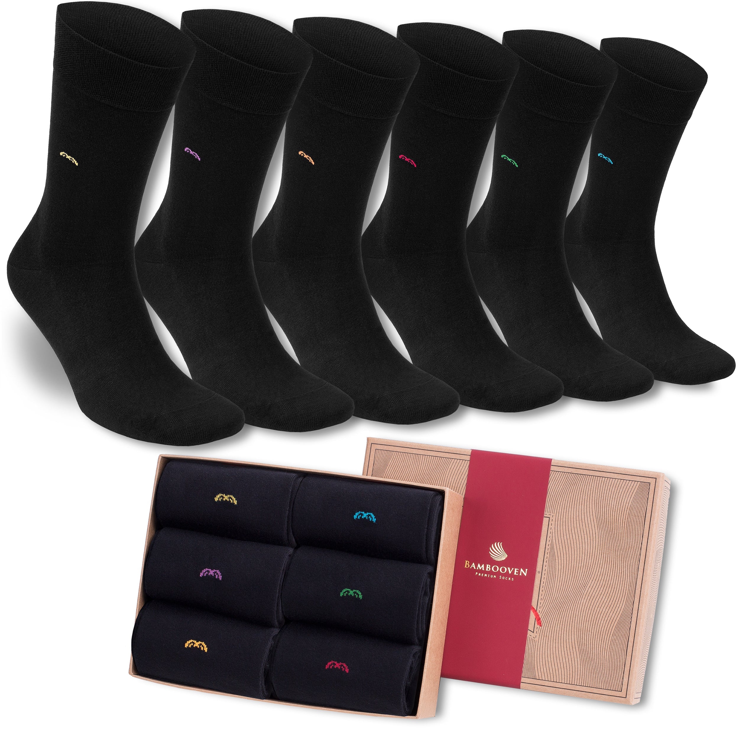 Men’s Bamboo Dress & Trouser Socks 635 | 6-Pack