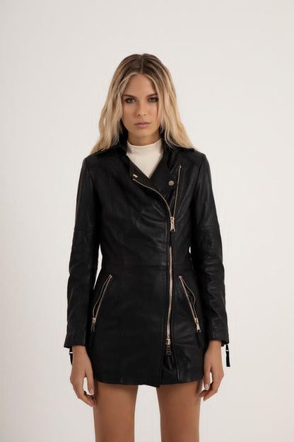 Long Fur Biker Jacket