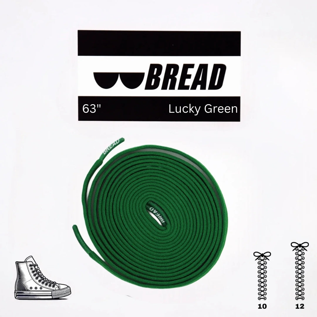 Lucky Green Shoelaces