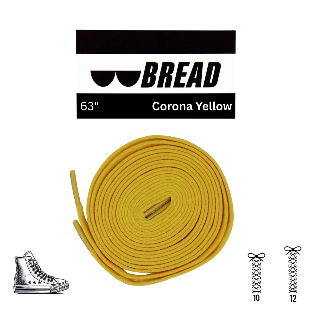 Corona Yellow Shoelaces