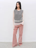 'Road to Extraordinary' Versatile Slim Corduroy Flared Trousers