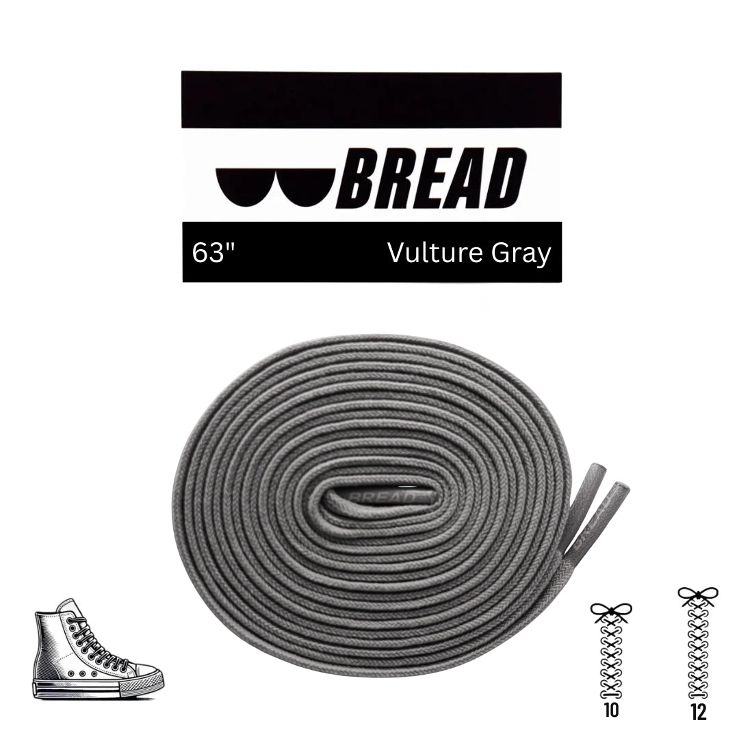 Vulture Gray Shoelaces
