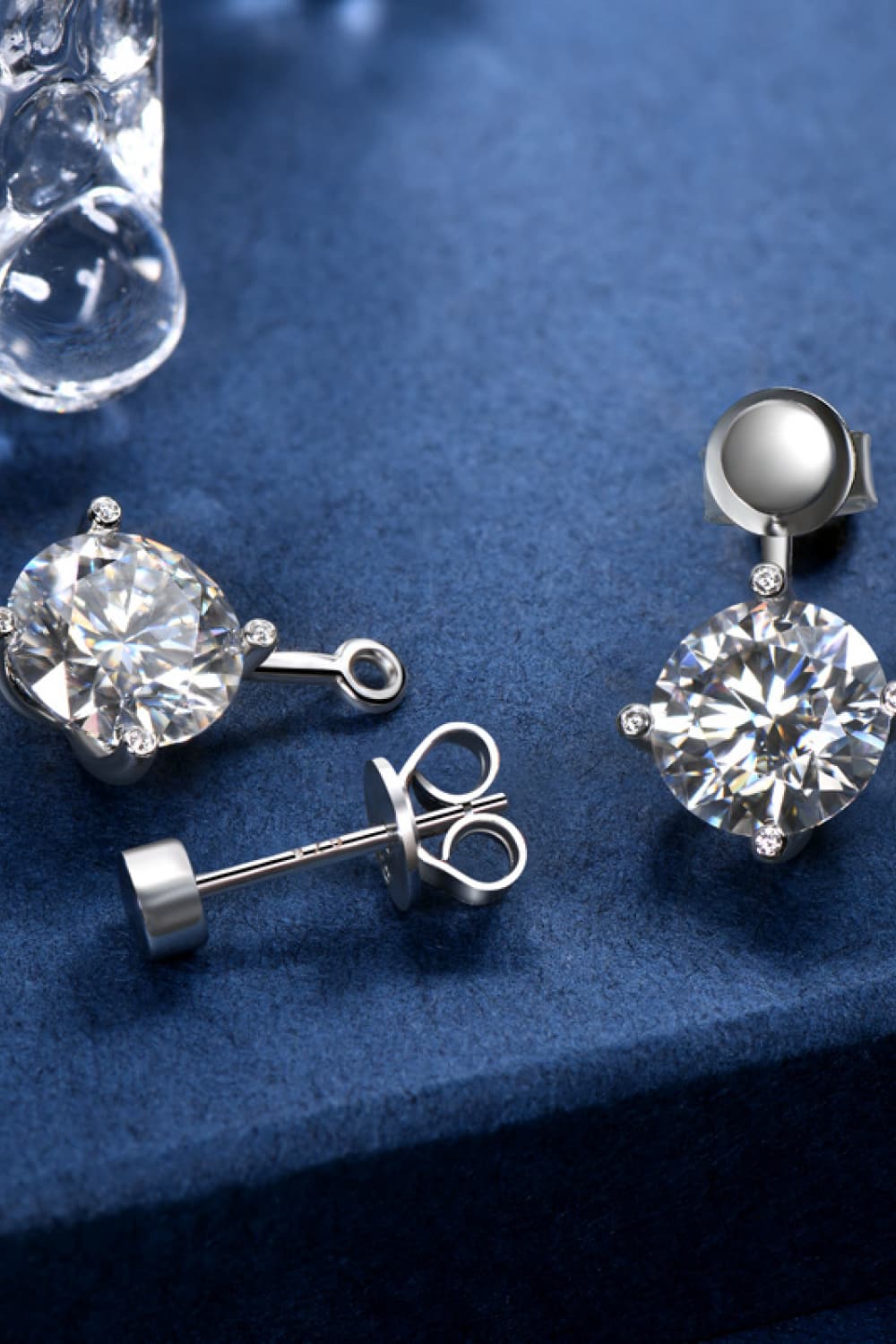 Adored 4 Ct Moissanite Drop Earrings