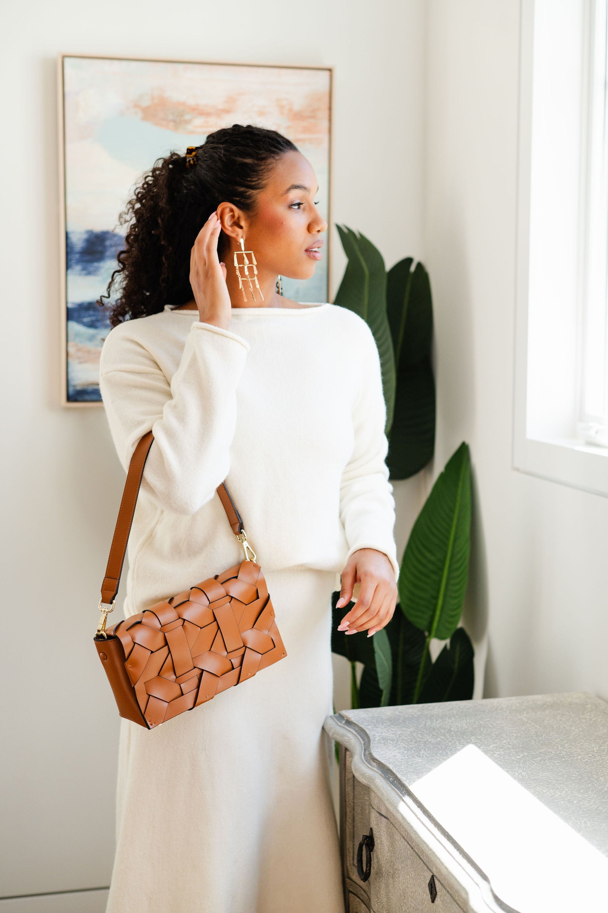 The Zenobia Woven Clutch