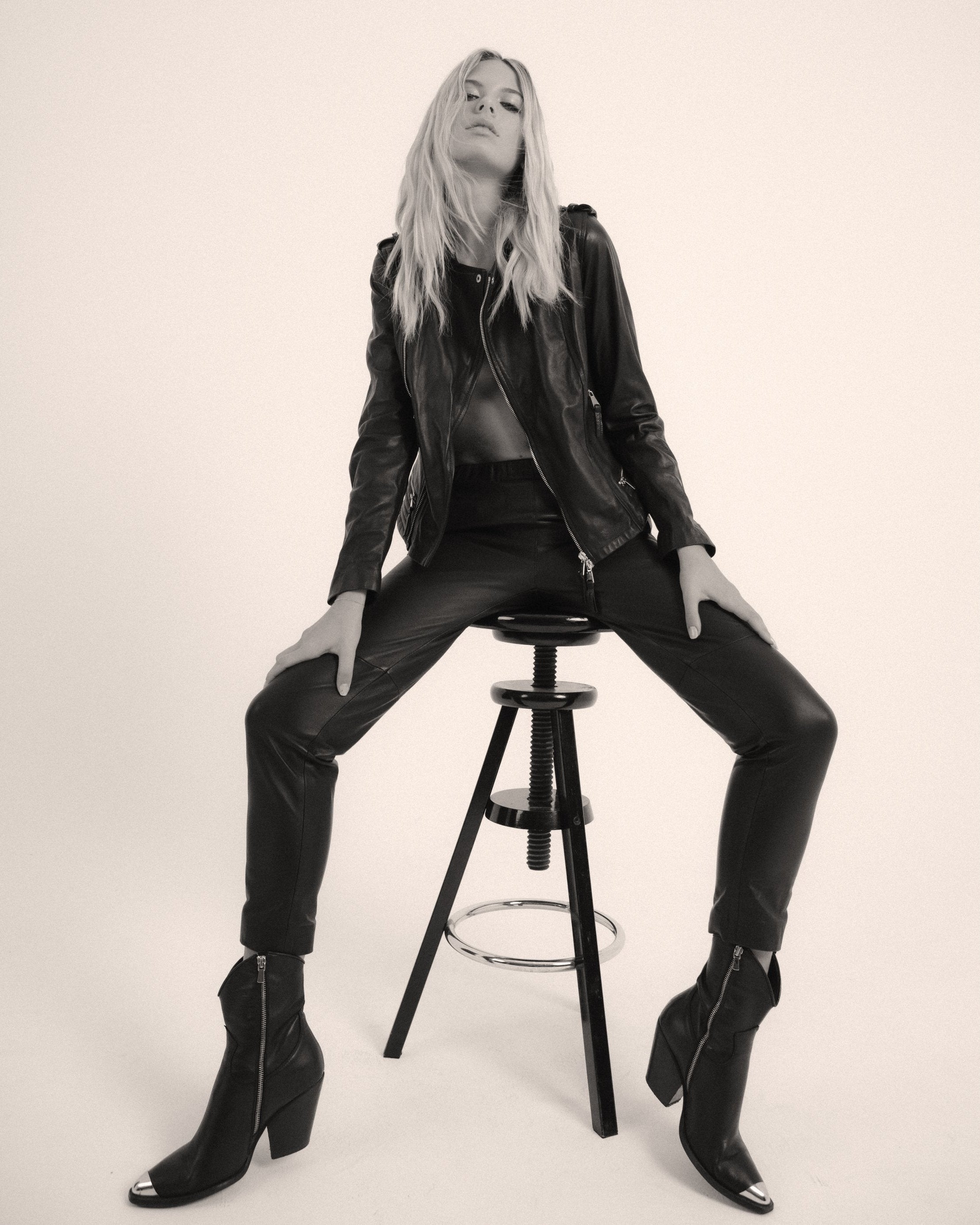 SANDRA Milano Leather Trousers