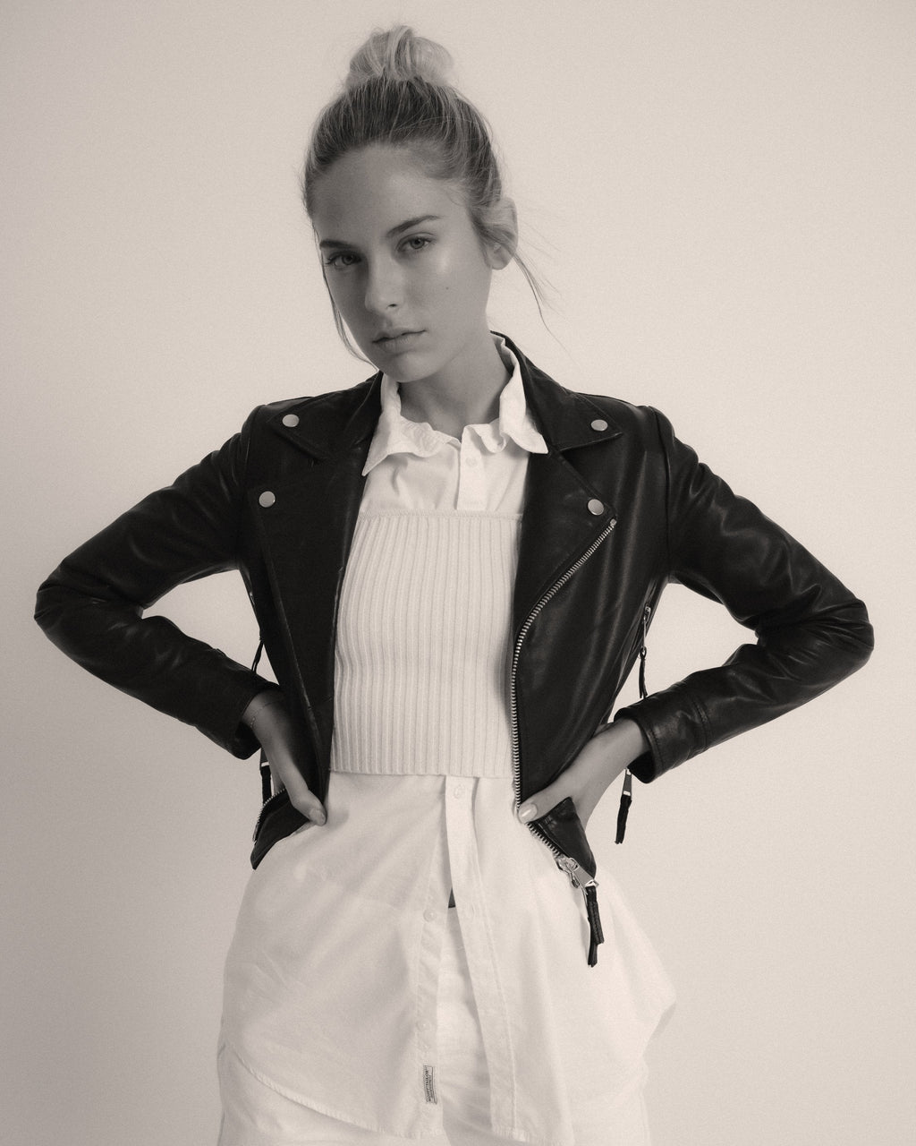 Midi Biker Jacket
