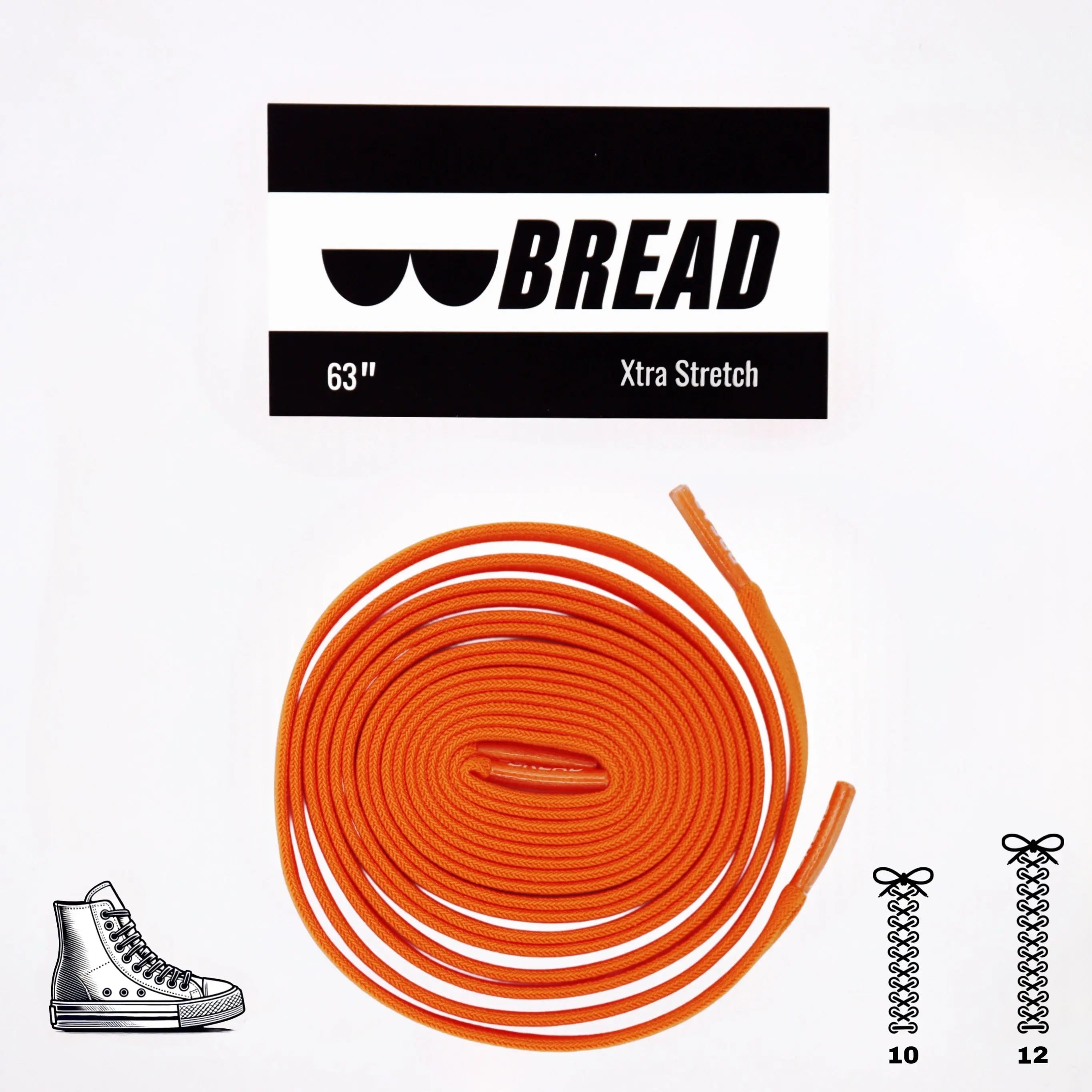 Coral Orange Shoelaces