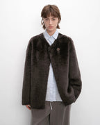 'Urban Home' Merino Wool Sheepskin Fur Women's Jacket