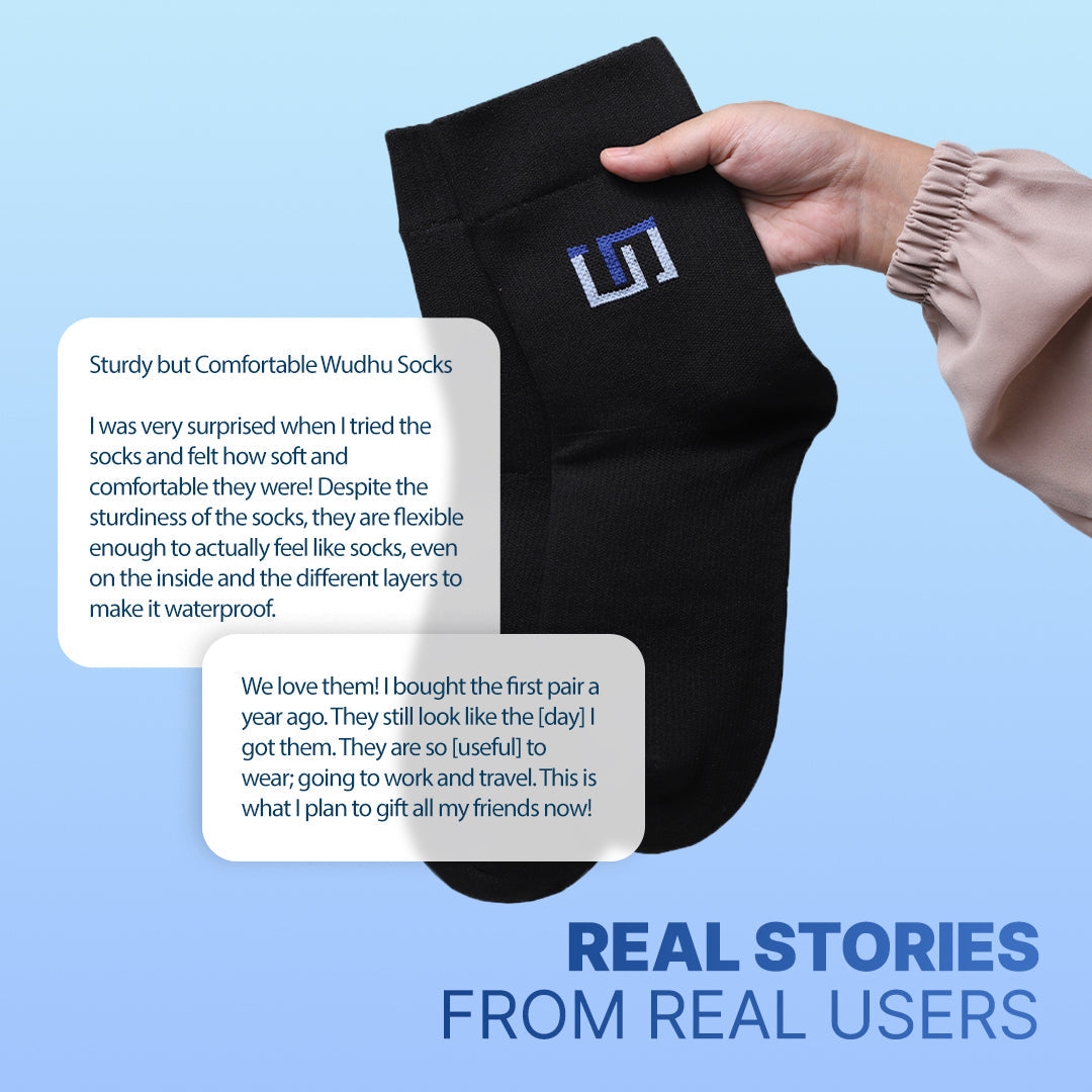 The Wudhu Socks Year-Round Socks for Ablution