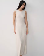 Fireladyfur Women's Merino Wool Knit Dress ‘Island Letters’