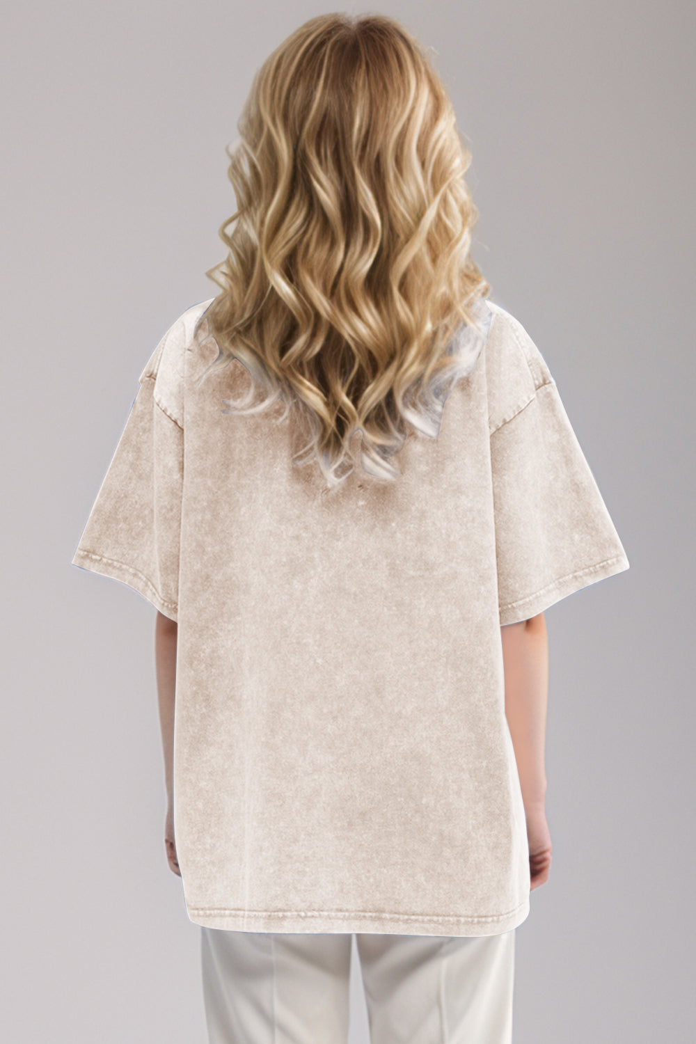 Washed 1/2 Sleeve T-Shirt