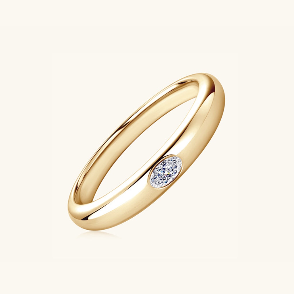 Moissanite Wedding Ring