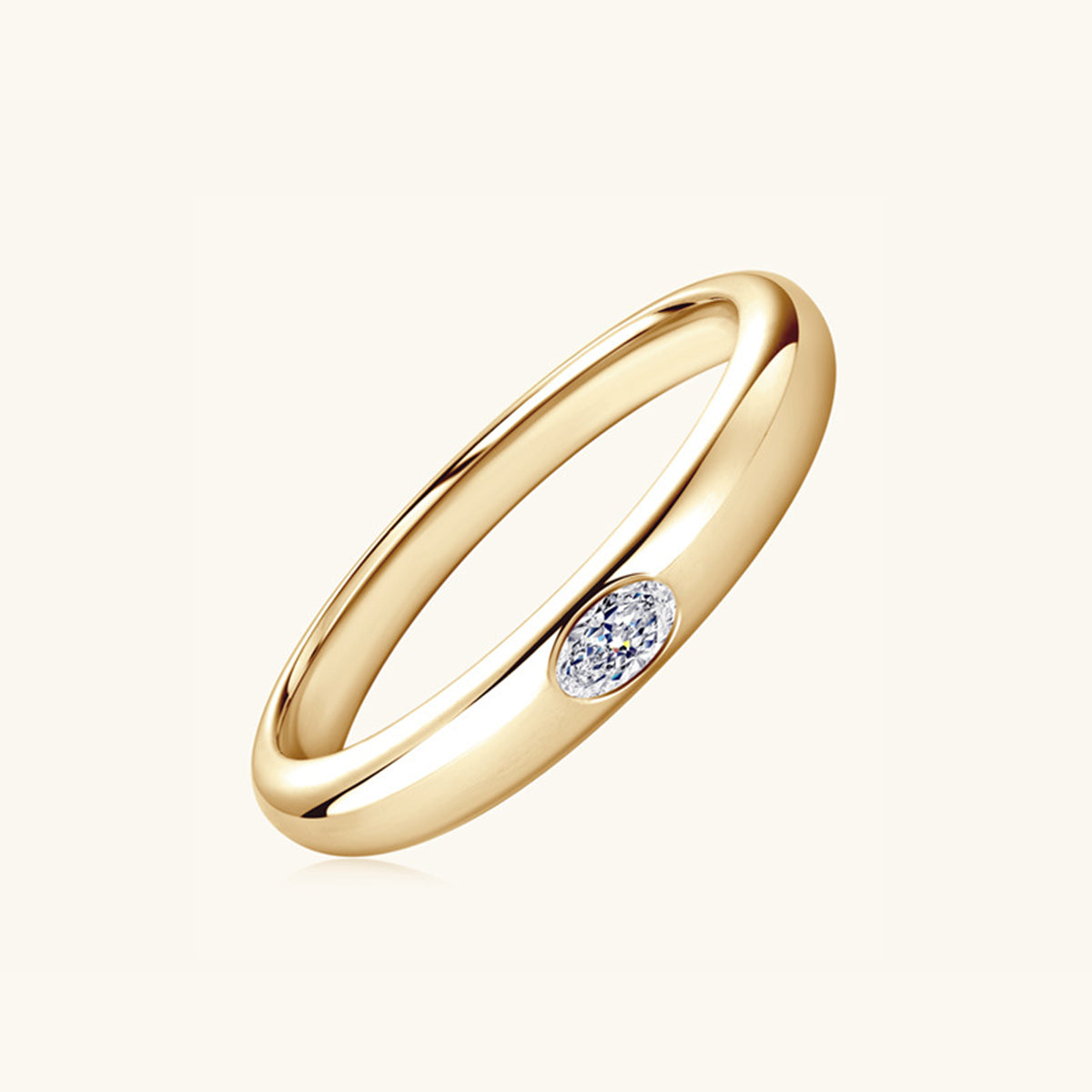 Moissanite Wedding Ring