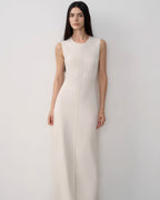 Fireladyfur Women's Merino Wool Knit Dress ‘Island Letters’