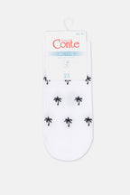 Cotton Ankle Socks Conte Active Palm Trees 589