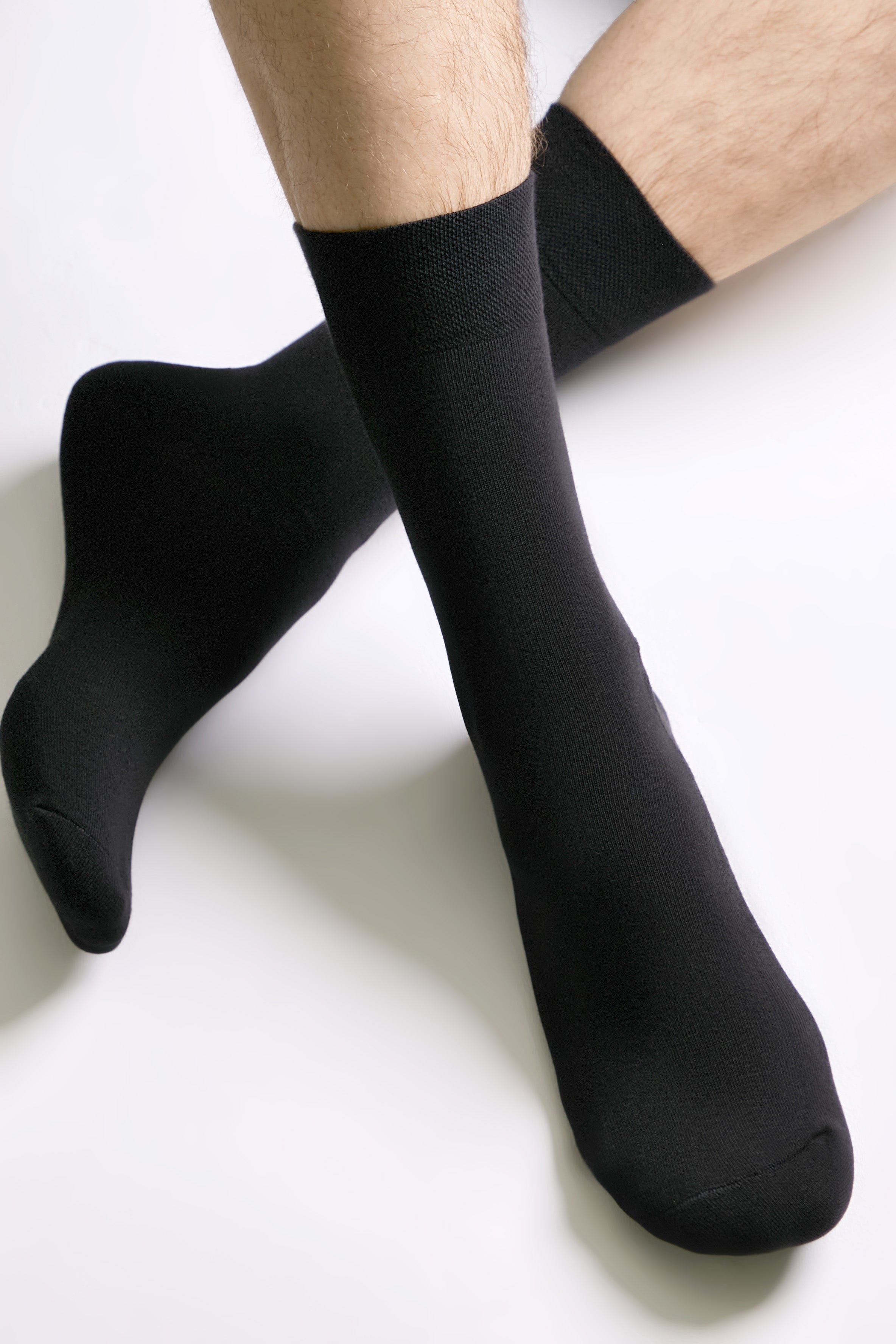 Conte Cotton Socks Diwari Comfort Terry Foot | Black 000