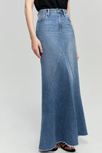 Ocean Wave Denim Skirt | HJ821