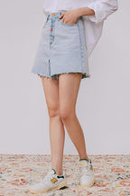 Rainbow Pleat Skort | HJ119