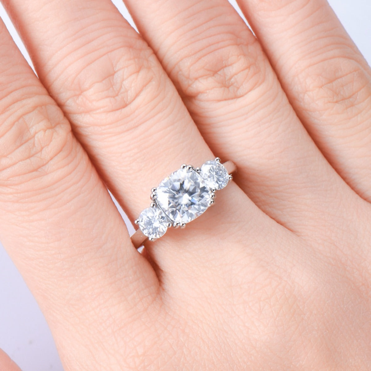 Moissanite Engagement Ring