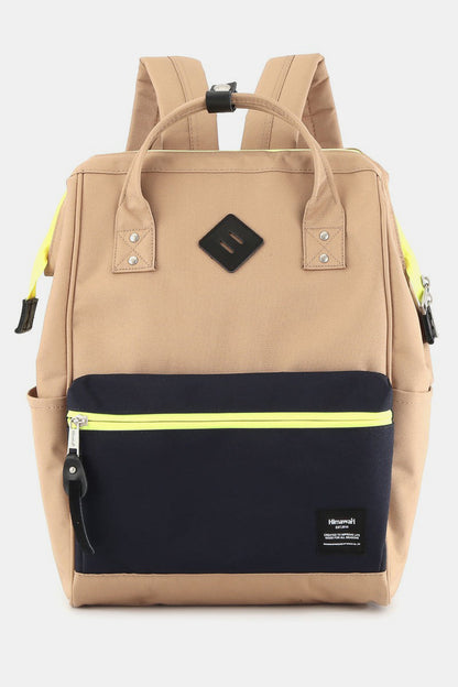 Contrast Waterproof Backpack Bag with Reinforced Edges