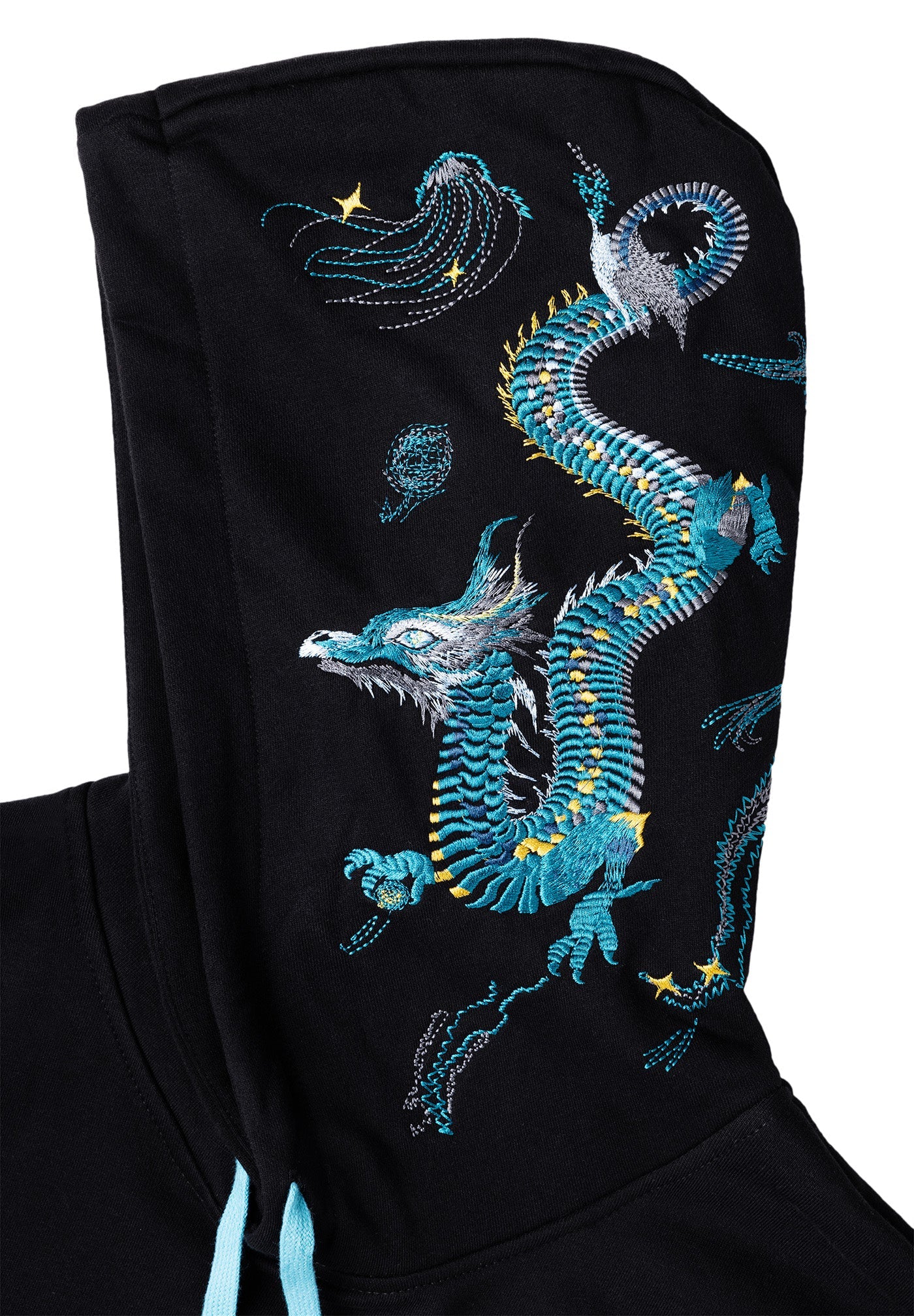 Blue Dragon Embroidery Hoodie | KH9000