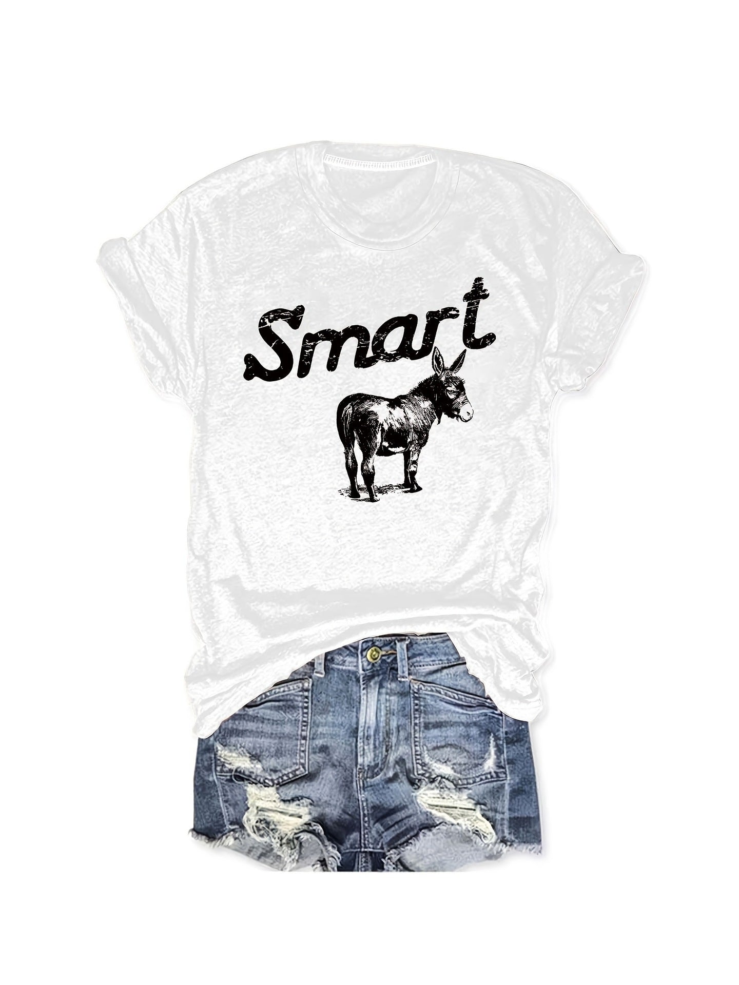 Women's Round Neck Short Sleeve T-Shirt