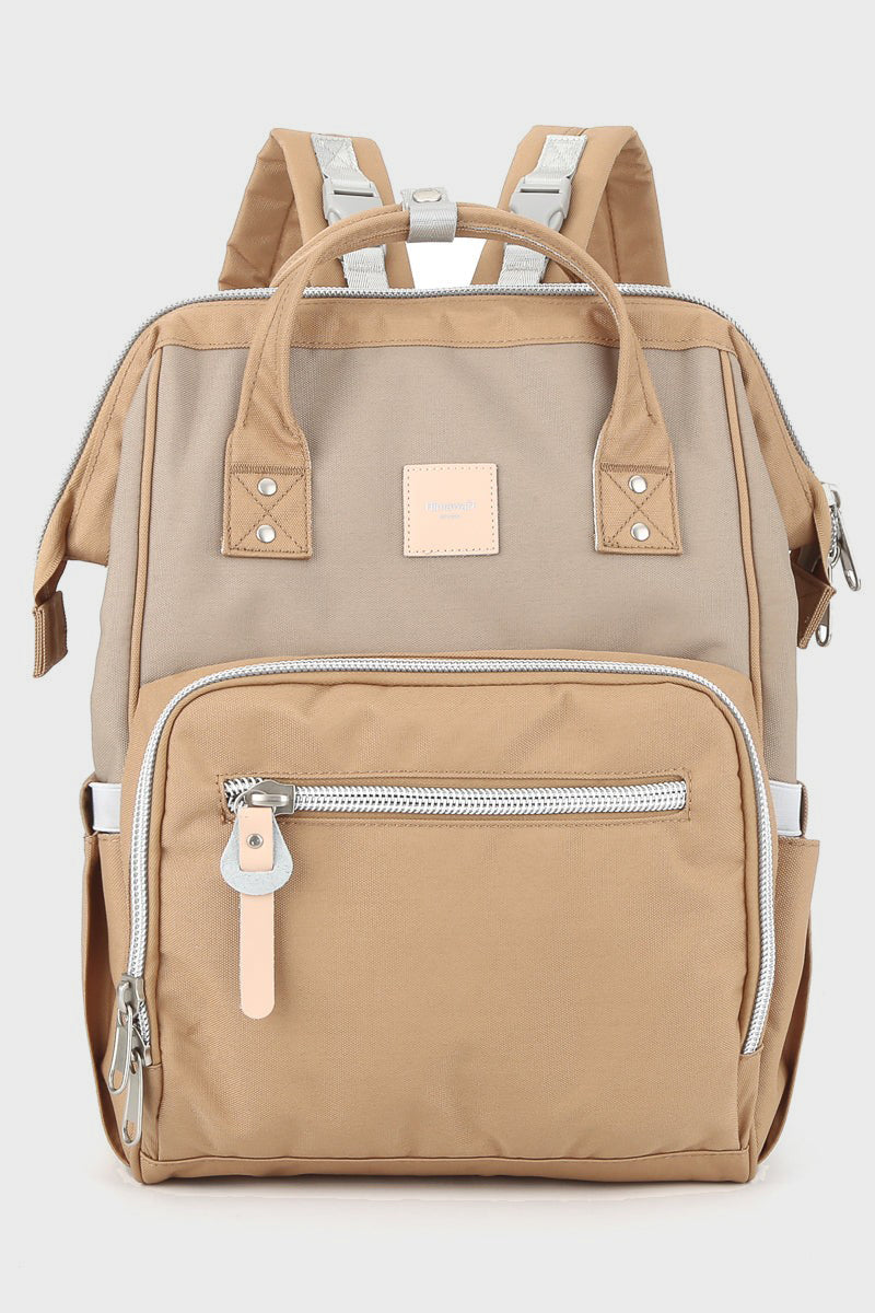 Canvas Backpack Bag with Side Pockets