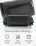 Accordion Clutch with Removable Checkbook Holder