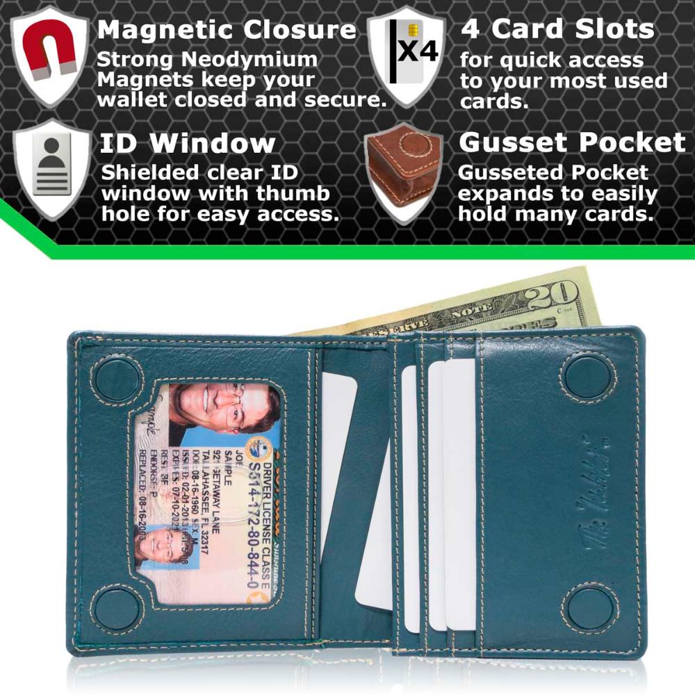 The Waltlet Maximum Storage RFID Secure Minimalist Wallet