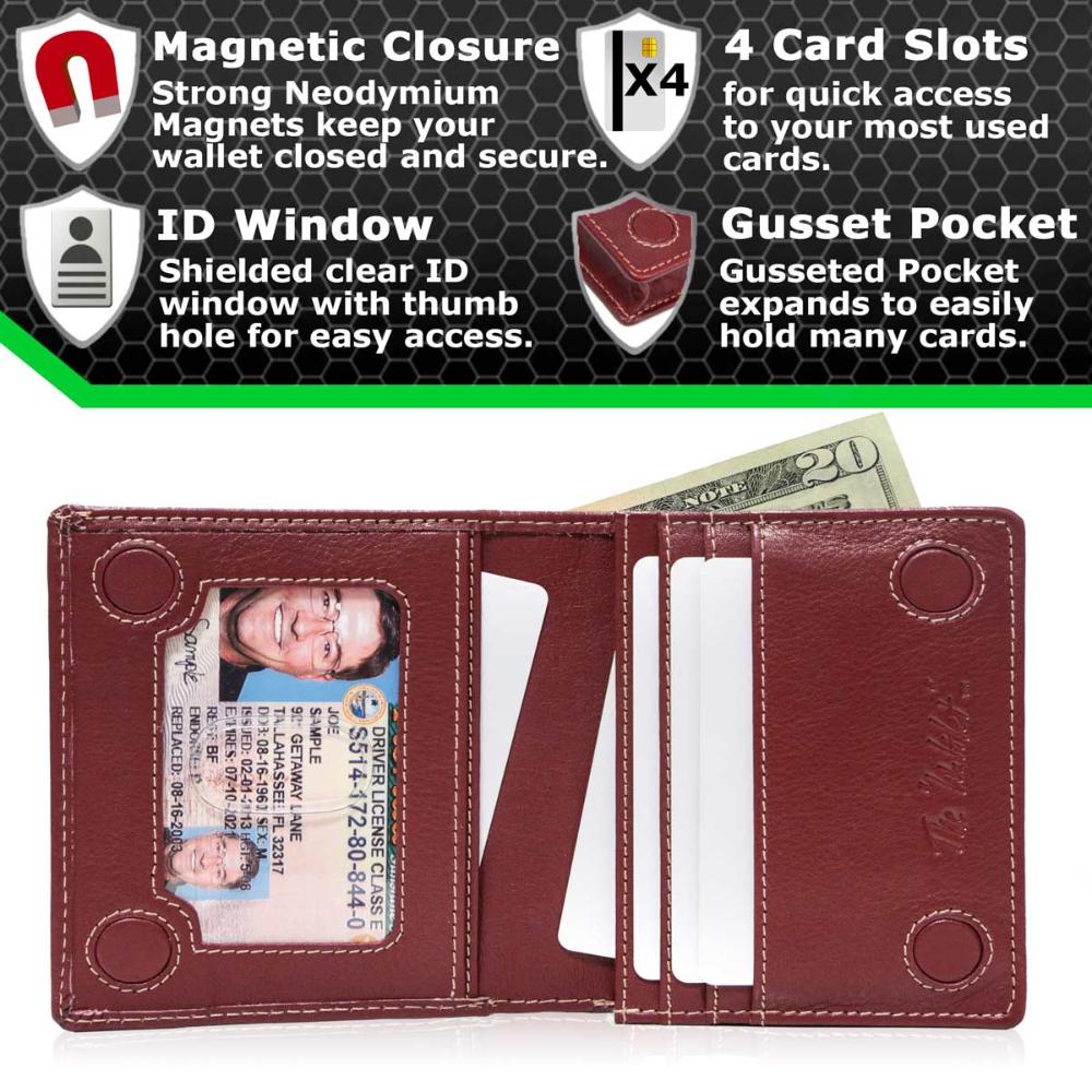 The Waltlet Maximum Storage RFID Secure Minimalist Wallet