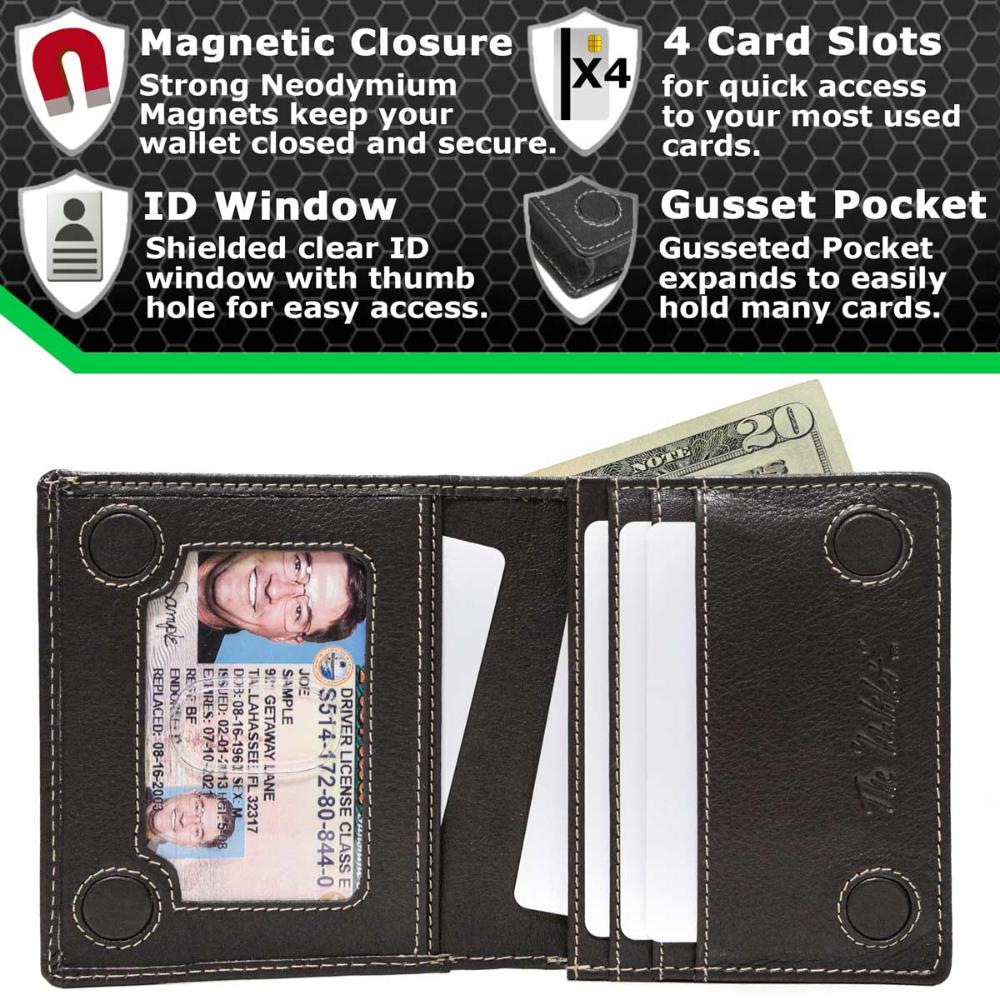 The Waltlet Maximum Storage RFID Secure Minimalist Wallet