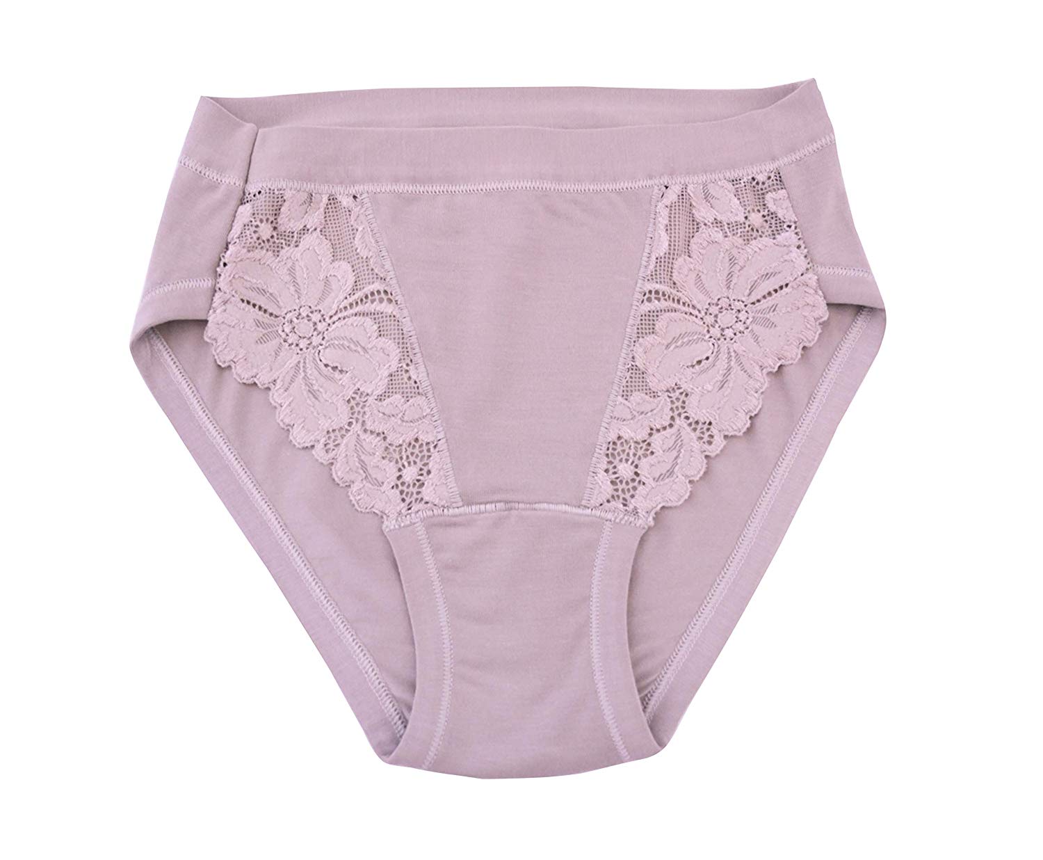 EGI Luxury Modal Women's Lace-Trimmed Briefs Panties