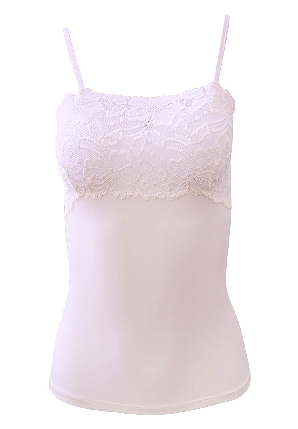 EGI Luxury Modal Women's Lace-Trimmed Camisole
